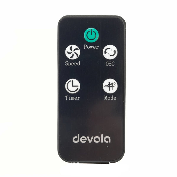 Devola Replacement Remote Control for DV33 Tower Fan, Black