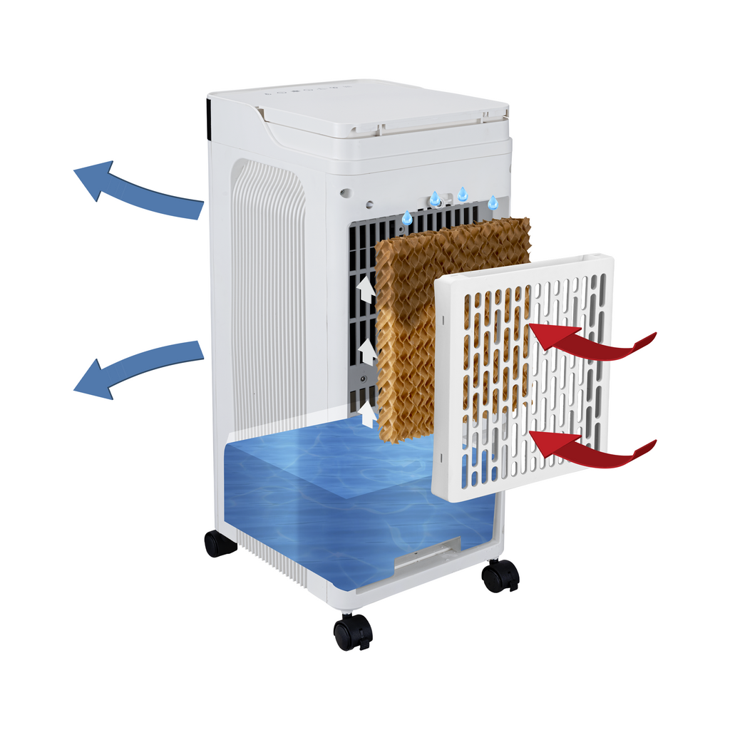 Honeywell 7.5L Evaporative Air Cooler White - CS077XE