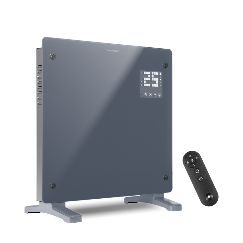 Devola 1000W Glass Panel Heater with Wifi app - Grey - DVPW1000G, Image 2 of 10