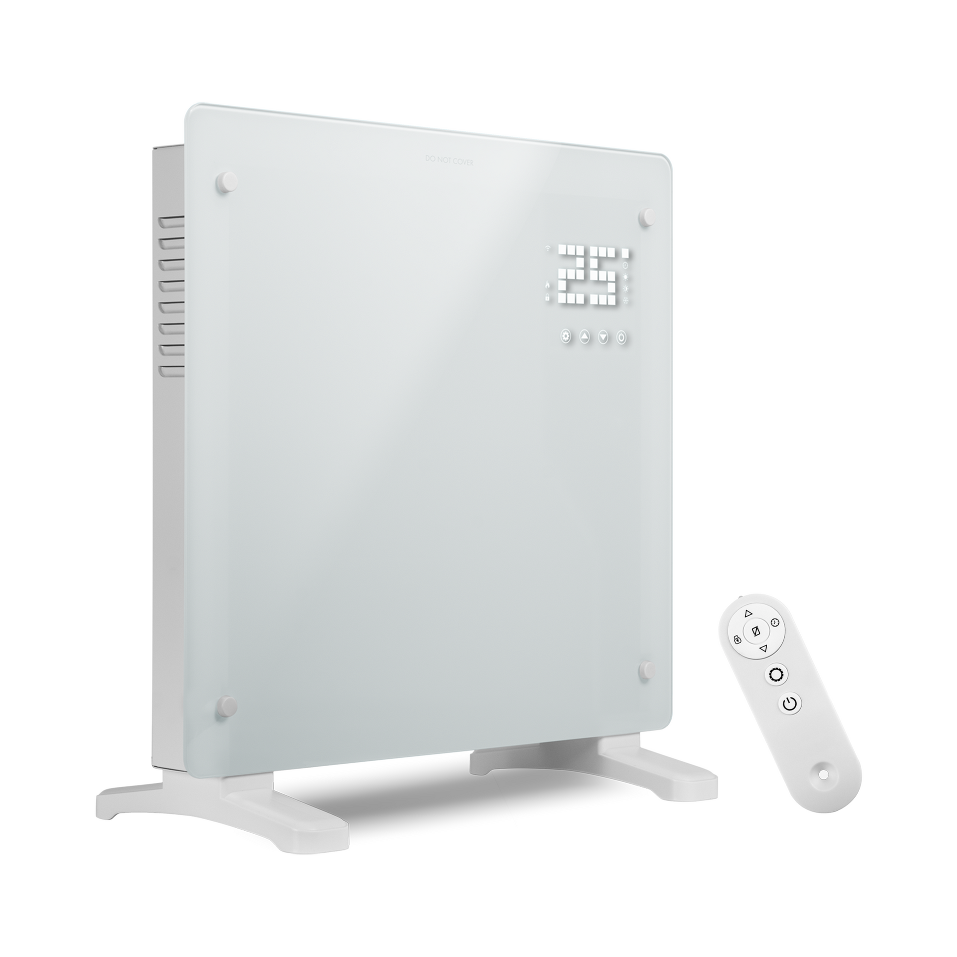 Devola 1000W Glass Panel Heater with Wifi app - White - DVPW1000WH