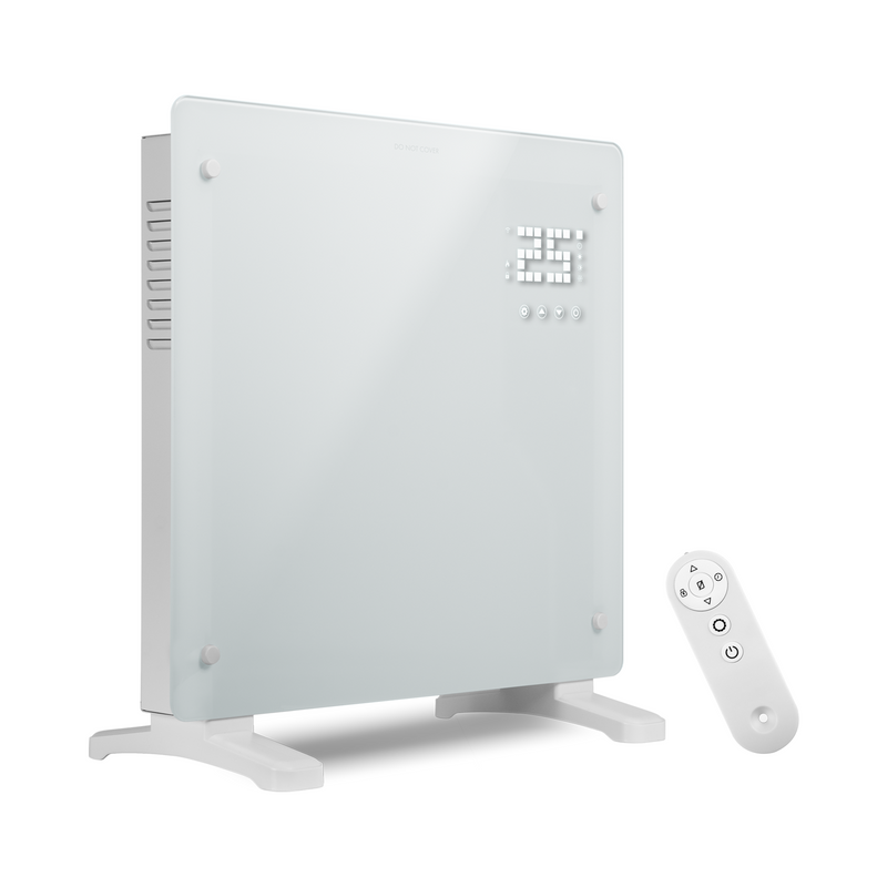 Devola 1000W Glass Panel Heater with Wifi app - White - DVPW1000WH, Image 2 of 10