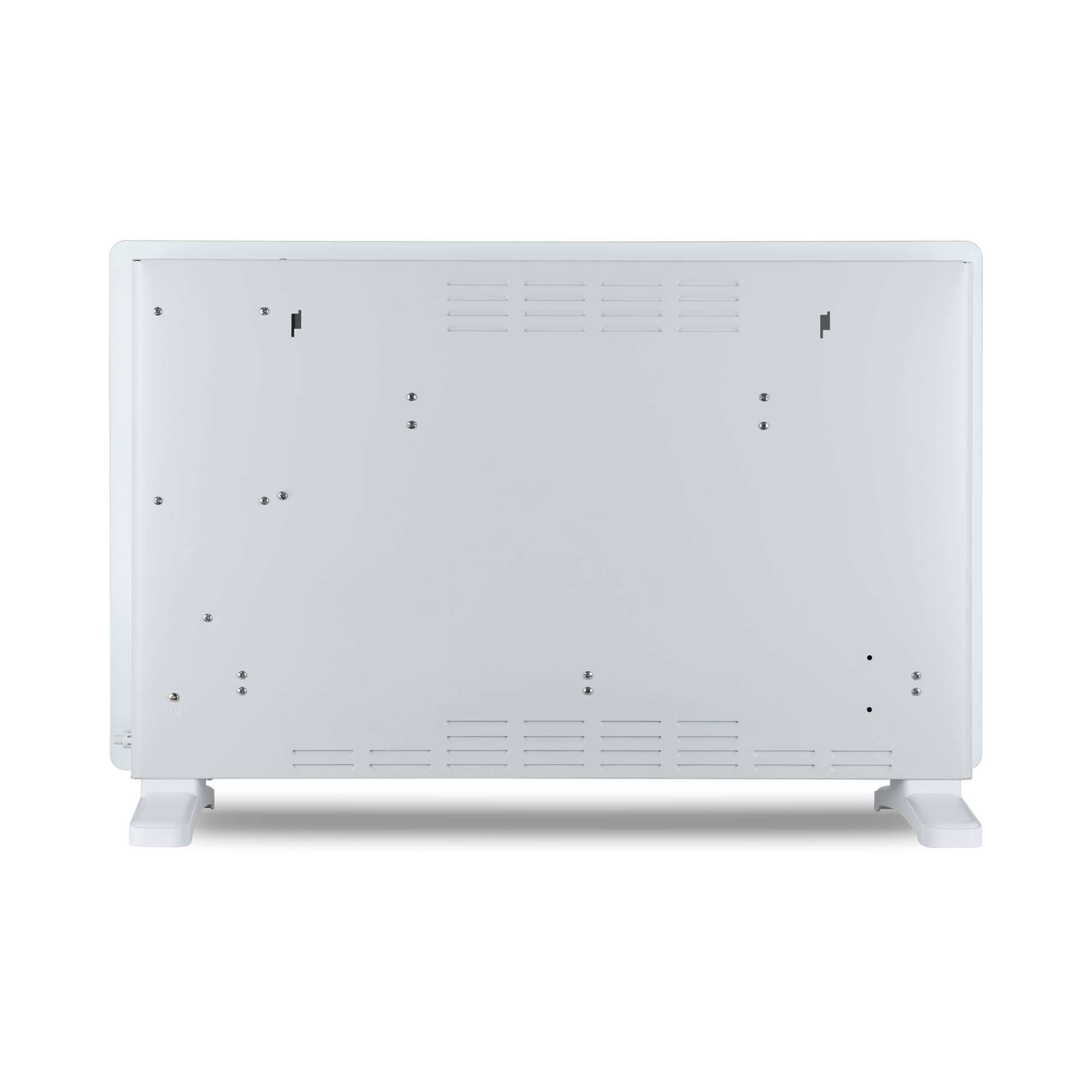 Devola Designer 2kW Smart Glass Panel Heater with Timer White -  DVPW2000WH