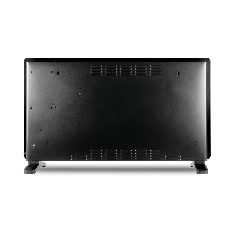 Devola Designer 2.5kW Smart Glass Panel Heater with Timer Black - DVPW2500B, Image 3 of 10