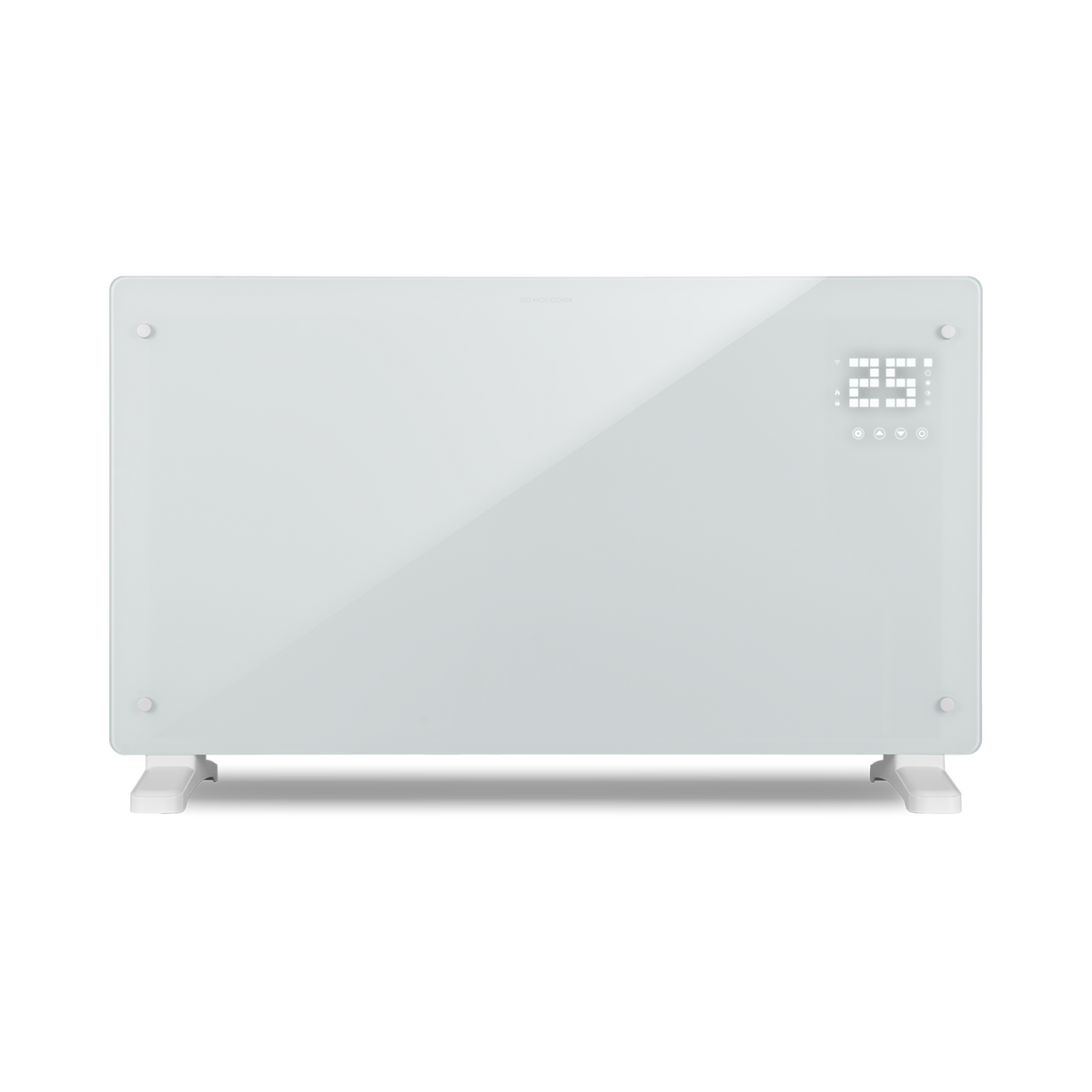 Designer 2.5kW Smart Glass Panel Heater Timer DVPW2500WH