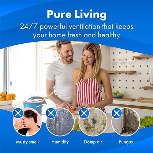 Devola 100mm Axial Bathroom Extractor Fan with Timer - DVF100T