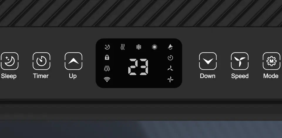 Air conditioners control panel