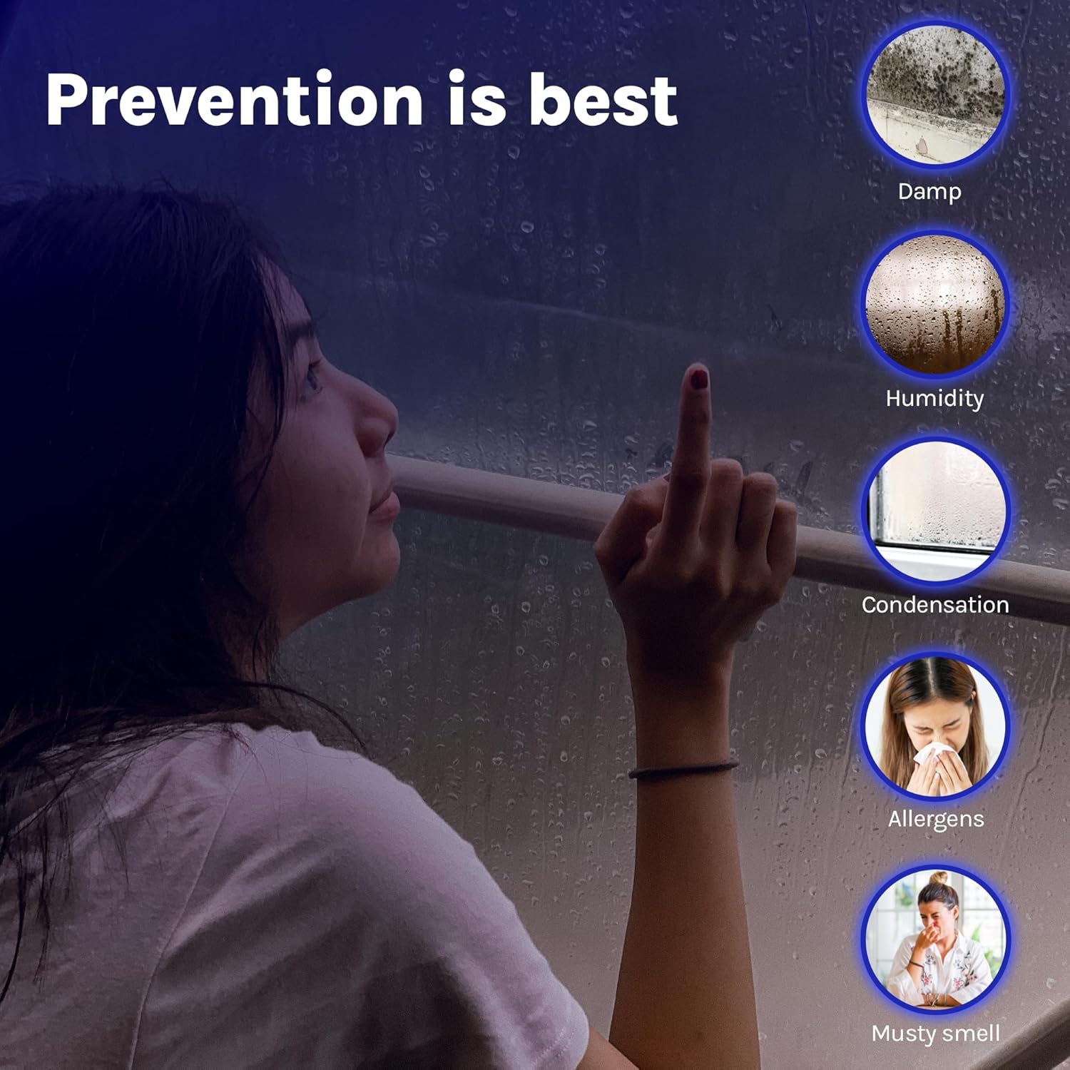 Devola 20L Compressor Dehumidifier & Air Purifier With HEPA Filter & Wi-Fi - DV20LWF