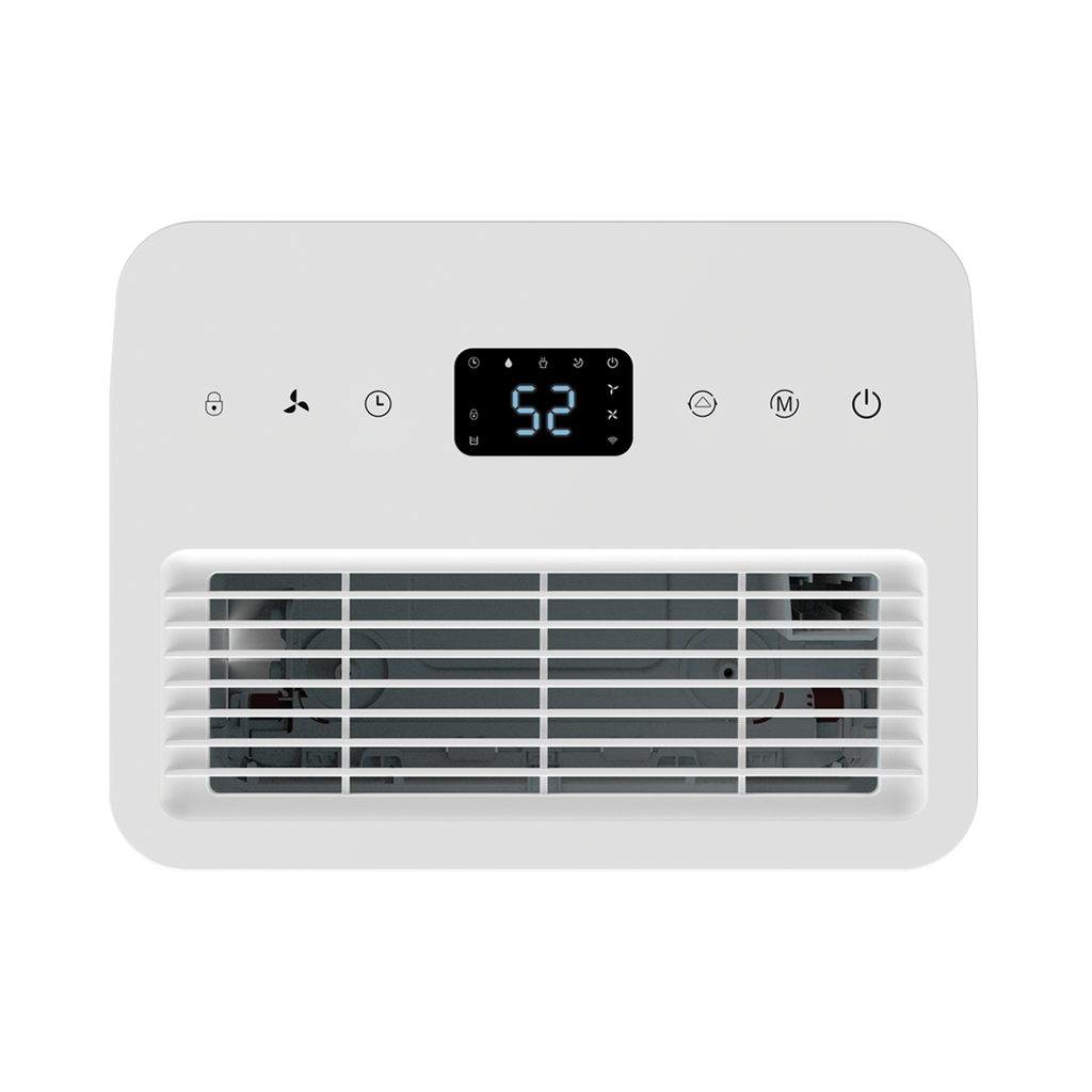 Devola 8L Compact Compressor Dehumidifier with Dust Proof Filter, White - DV8L