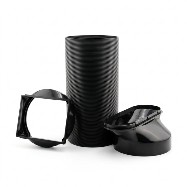 Devola Replacement Duct & Connector ends for DVAC Range, Black