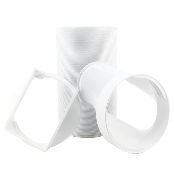Devola Replacement Duct & Connector ends, White for DVAC Range