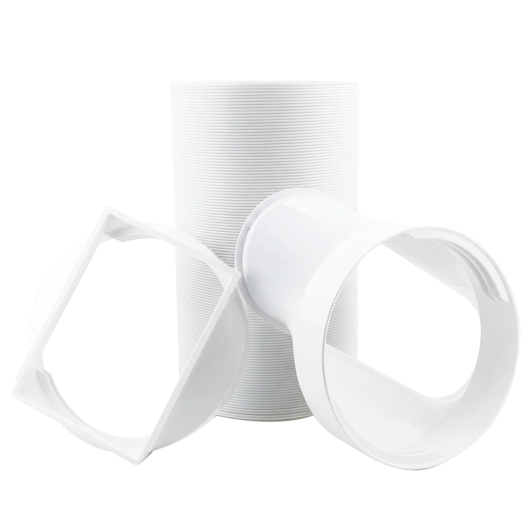 Devola Replacement Duct & Connector ends, White for DVAC Range