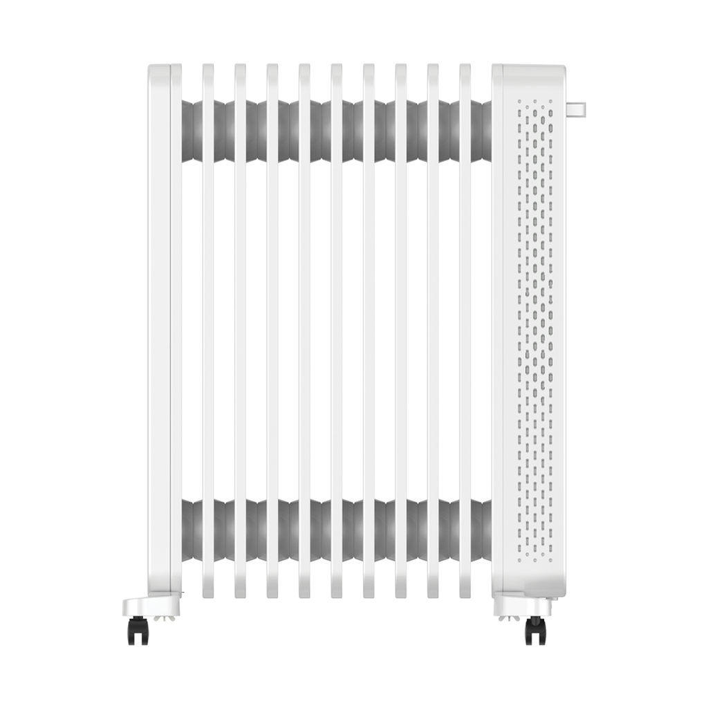 Devola 2500W Oil Filled Radiator 11 Fin, White - DVOFR2500W