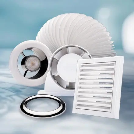 DVSK100TLED bathroom showerfan kit