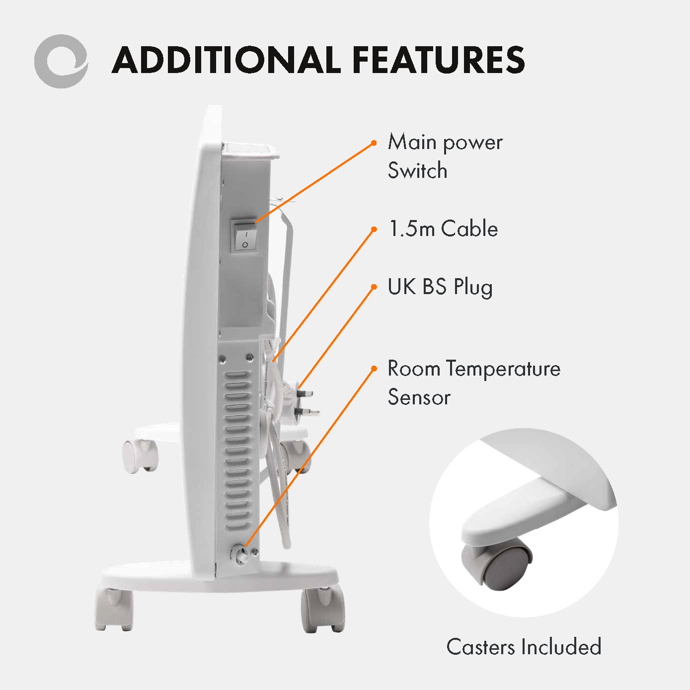 Devola-M 2400W Panel Heater with 7 Day Timer IP24 - White DVM2400W - DVNDM24