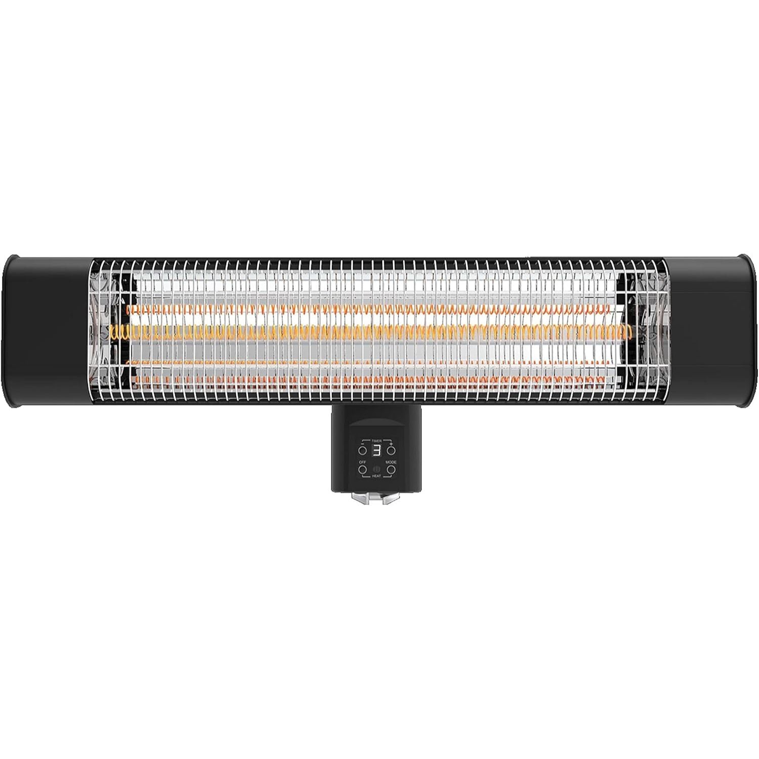 Devola Platinum 1.8kW Wall Mounted Patio Heater - Black - DVPH18PWMB