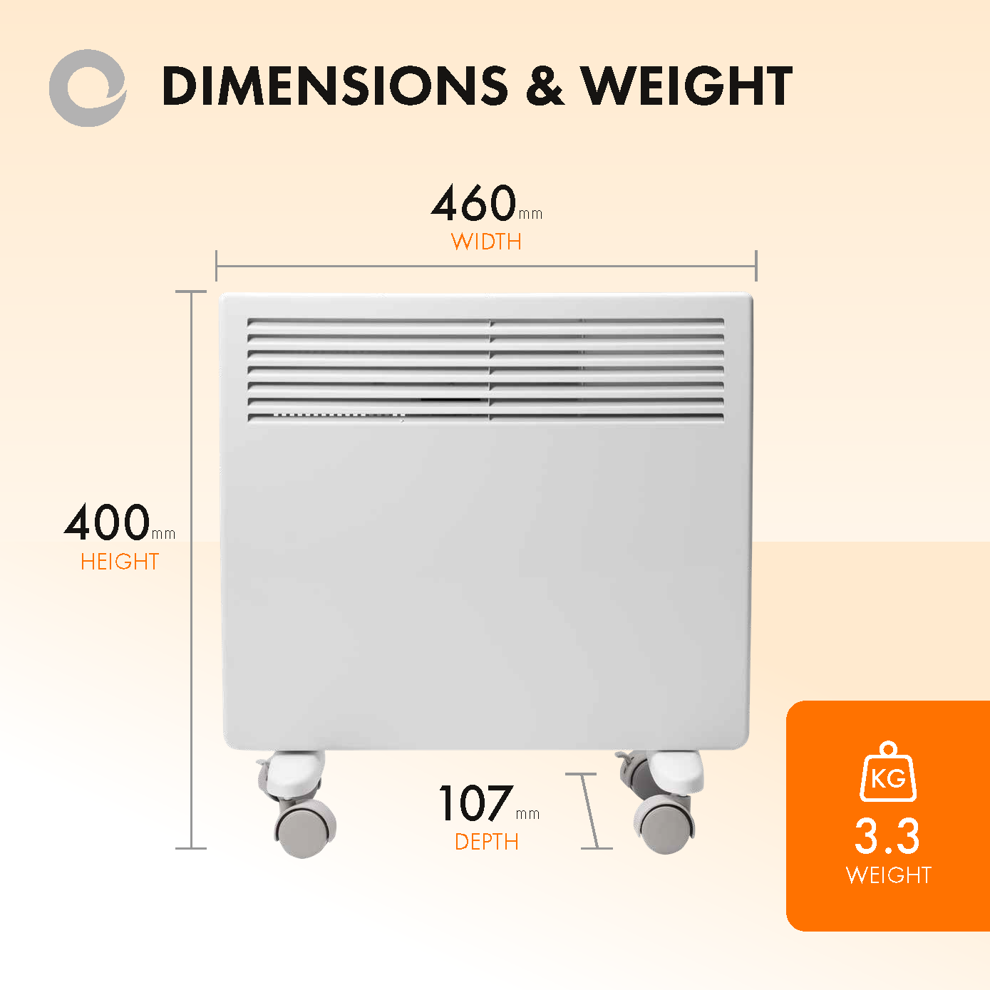 Devola Eco 1kW Panel Heater With 24hr/7 Day Timer - DVNDM10 – Devola.co.uk