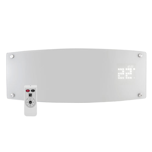 Devola 2kW Glass Air Curtain - White - EU - DVSH20WHE