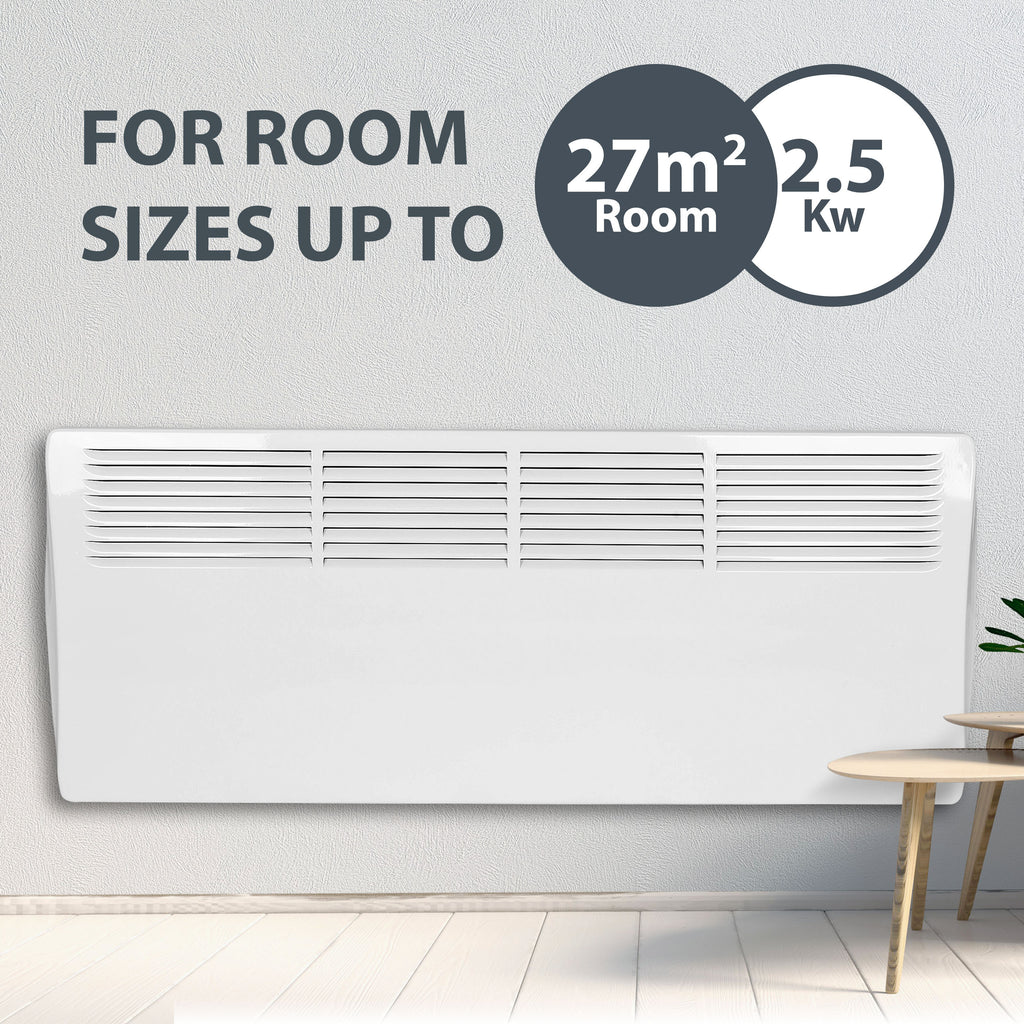 Devola Classic 2.5kw Panel Heater With 24hour Timer - DVC2500W