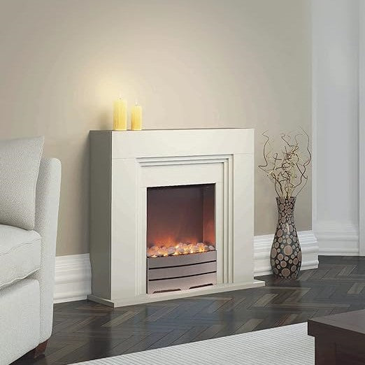 Devola Epsom 2kW MDF Surround Electric Fireplace Suite – DVFP01I, Image 3 of 3