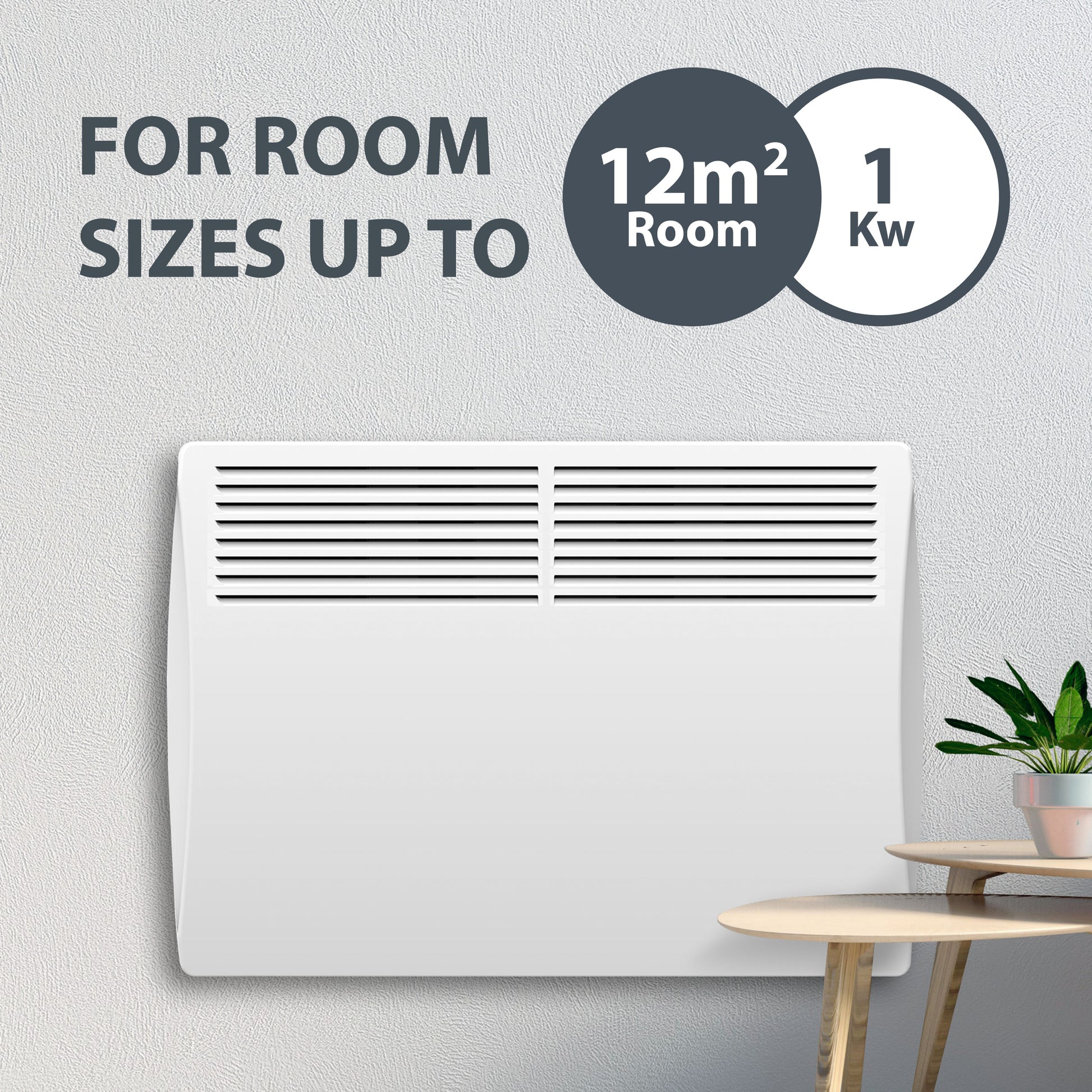 Devola Classic 1kW Panel Heater With 24hr Timer - DVC1000W