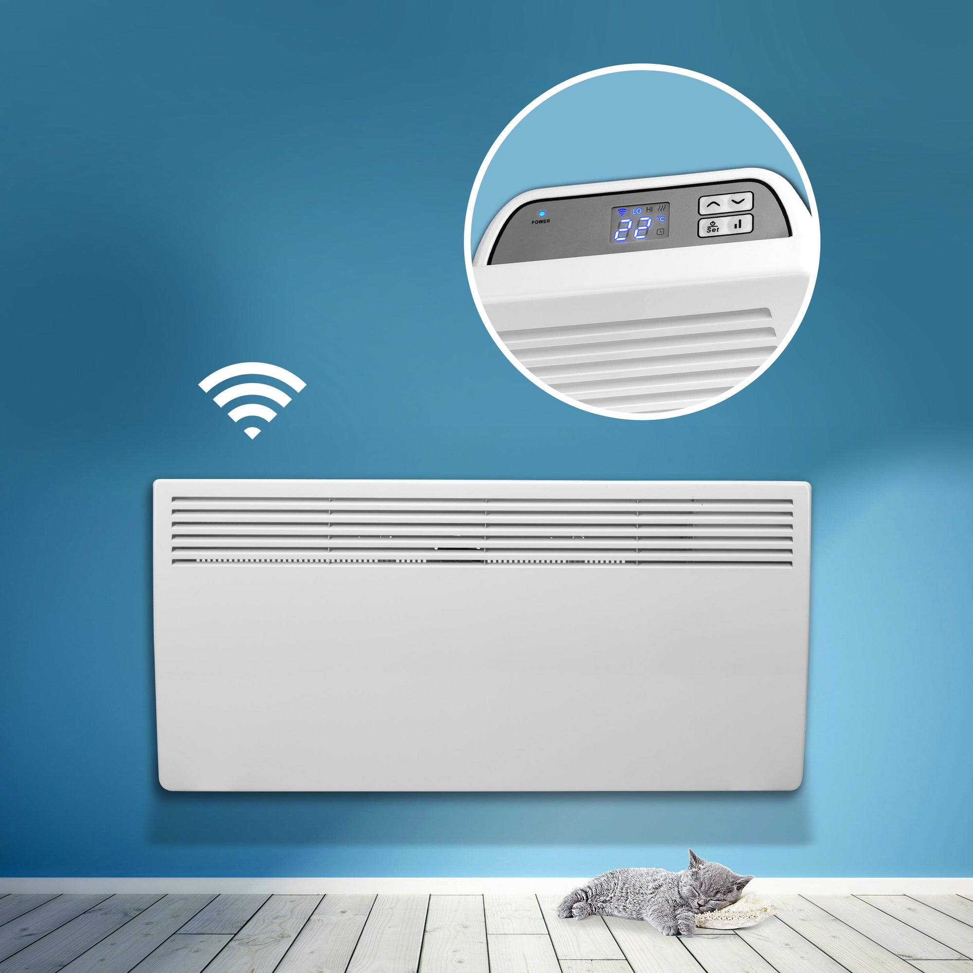 Devola Eco 2kw Wi-Fi Panel Heater With 24hr/7 Day Timer - DVM20WF –  Devola.co.uk