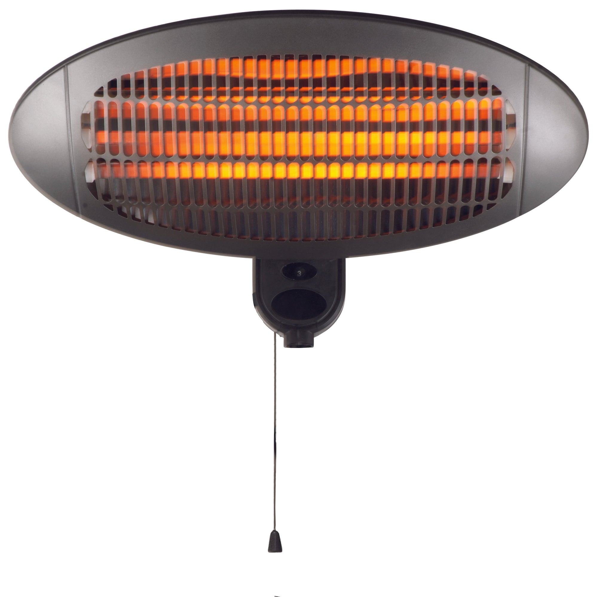 Devola Core 2kW Wall Mounted Patio Heater Oval with Remote DVRPH20WM Devola