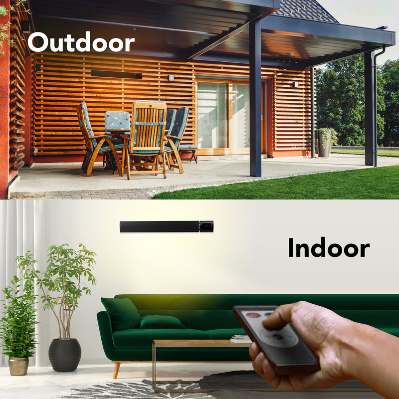 Devola 1.2W Indoor and Outdoor Wi-Fi Radiant Heater - Black (UK) - DVRH1200B, Image 7 of 7